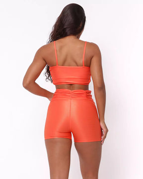 Conjunto Fitness Cós Franzido Compressão